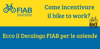 Come incentivare il bike to work? Ecco il Decalogo FIAB per le aziende