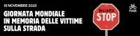 16 novembre - Giornata Mondiale in memoria delle Vittime sulla Strada